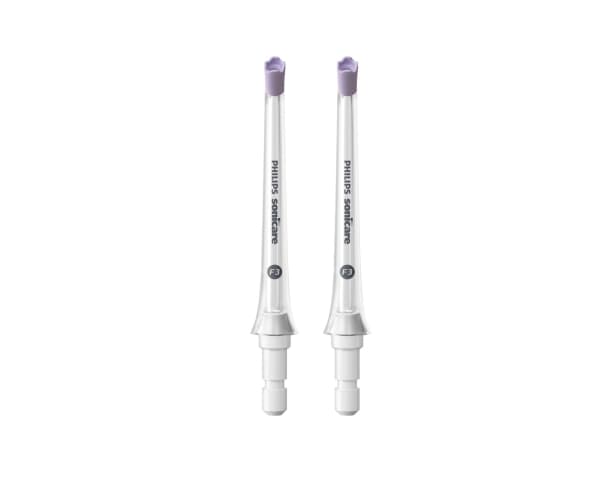 Philips Sonicare F3 Quad HX3062 - Munstycke - för mundusch (paket om 2) - för Sonicare Power Flosser 3000 HX3711