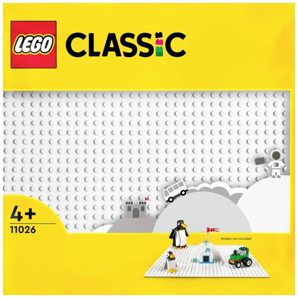 11026 LEGO® CLASSIC Vit byggplatta