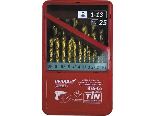 Wiertło Dedra wiertło Dedra WITS25 25 stk. til metallet
