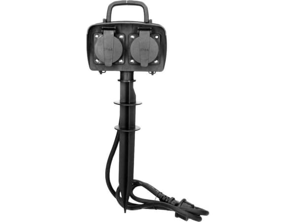 ORNO Puutarhamuhvit 2x2P+Z 1.5m IP44 3G1.5mm2