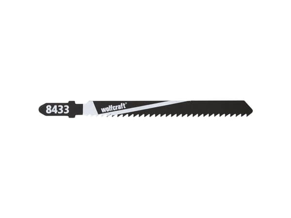 wolfcraft GmbH 8433000, Figursågblad, Mjuka träslag, Stål med hög kolhalt (HCS), 7,5 cm, 2,5 mm, 4 cm
