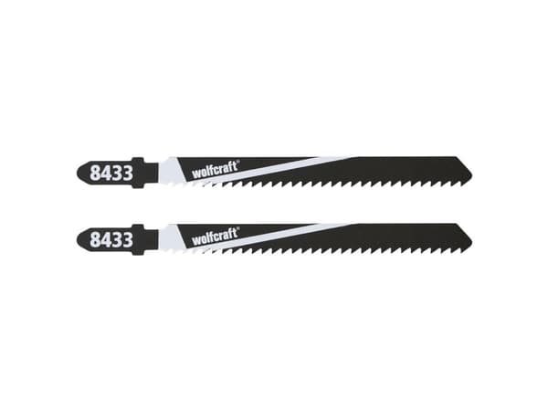 wolfcraft GmbH 8433000, Figursågblad, Mjuka träslag, Stål med hög kolhalt (HCS), 7,5 cm, 2,5 mm, 4 cm