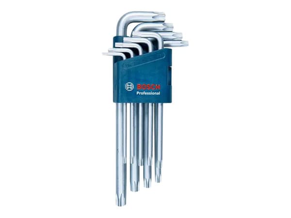Bosch Nyckeluppsättning TORX 9 stycken