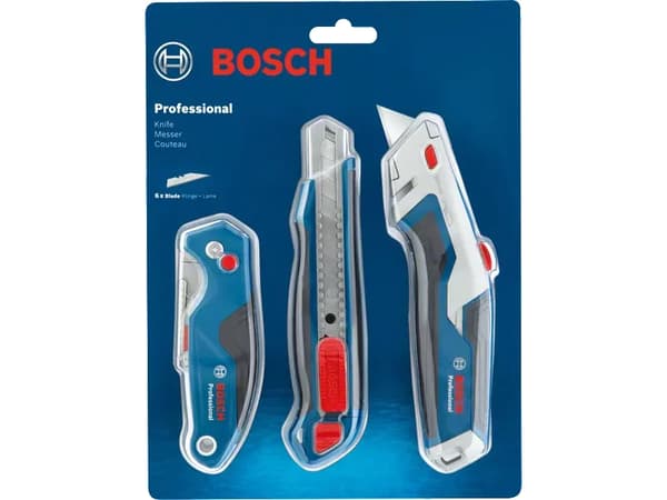 Bosch Knivsats 3 st FOLDEKNIV FASTKNIV KNIV KNIV18MM