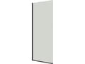 Miniatyrbilde 1 av 2: Dansani D101-03 fast væg 197,5 x 97-99 cm sort/klart glas