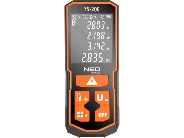 NEO Laseravstandsmåler, rekkevidde 100 m, IP54