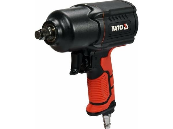 Yato YT-09544, Trykkluftskralle, Sort, Oransje, 1/2", 7000 RPM, 1700 Nm, 198 l/min