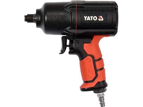 Yato YT-09544, Trykkluftskralle, Sort, Oransje, 1/2", 7000 RPM, 1700 Nm, 198 l/min