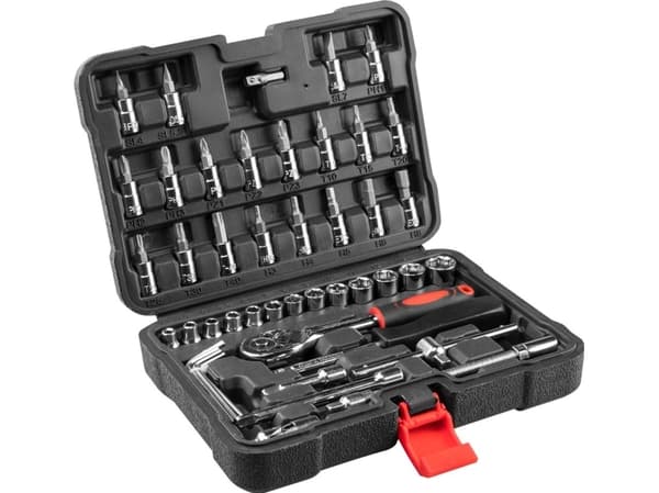Top Tools Socket wrenches (1/4 "socket set 49 pcs.)
