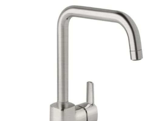 Damixa Pine køkken høj g-tud - rub clean, 8l/min, steel (pvd)
