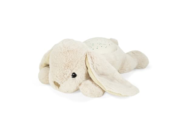 Cloud B Twilight buddies – Bunny, LED, Vapaasti seisova, Poika/tyttö, Automaattinen virrankatkaisu, Akku Vaaleanharmaa