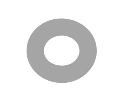 Grohe roset Ø70x2mm - blank/børstet Forkromet