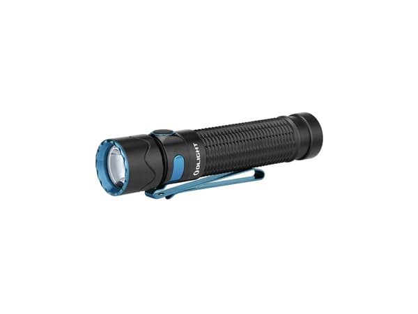 Olight Warrior Mini 2, Käsikokoinen taskulamppu, Musta, Alumiini, Painikkeet, 1,5 m, IPX8