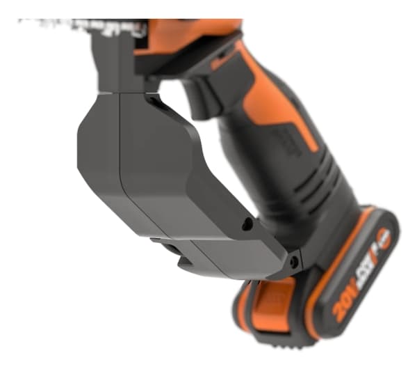 WORX WG324E, 12 cm, 6,7 m/s, 25,4 / 4 mm (1 / 4"), Svart, Orange, Batteri, 2 Ah