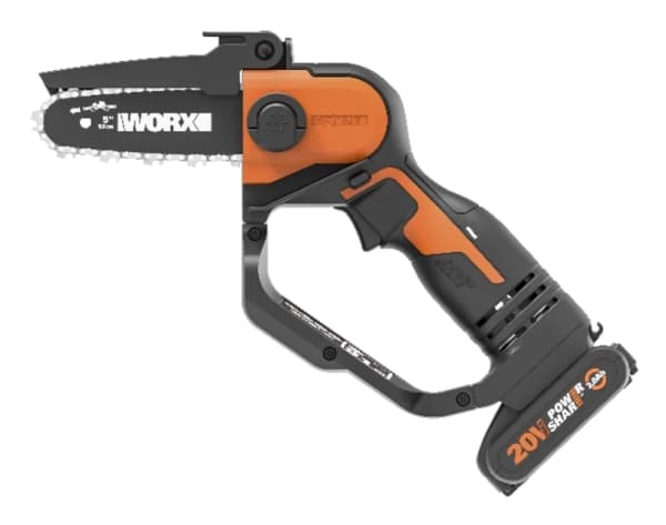 WORX WG324E, 12 cm, 6,7 m/s, 25,4 / 4 mm (1 / 4"), Svart, Orange, Batteri, 2 Ah