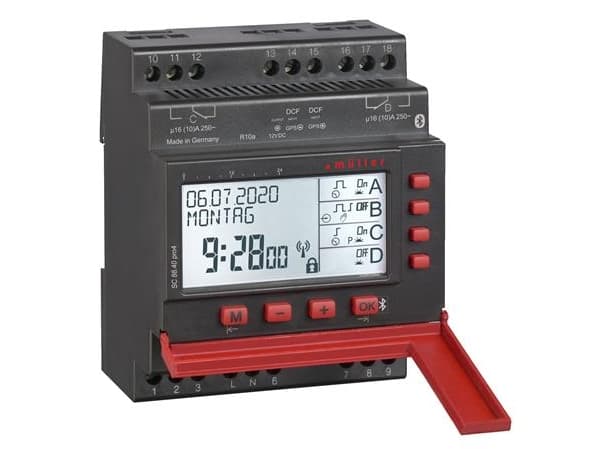 Müller SC 88.40 pro4 110-230V 50-60Hz Timer för DIN-skena digital 230 V 16 A/250 V