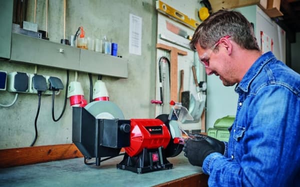 Einhell TC-WD 200/150, Sort, Rød, 2980 RPM, Vått slipehjul, Tørrkvernende hjul, 20 cm, 2 cm