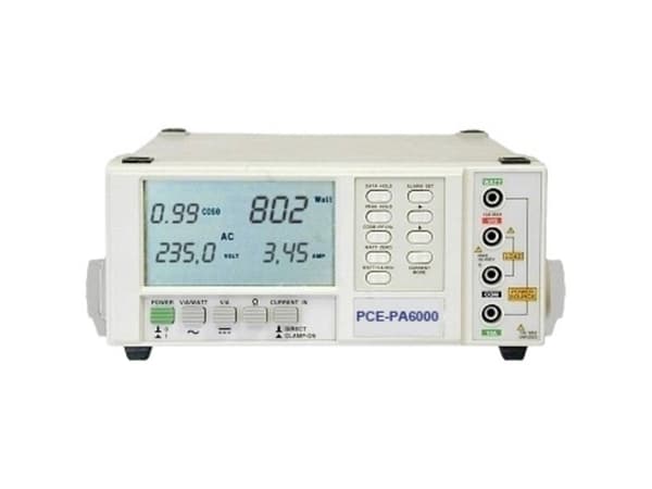 Effekt-måleapparat PCE-PA6000 PCE Instruments Power Analyzer