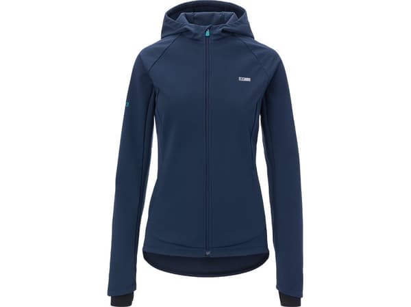 Giro Damejakke GIRO AMBIENT (Vindtett, Vanntett Fleece) midnattsblå størrelse. S