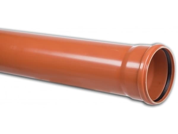 Wavin PVC-avloppsrör 160x4x3000mm 3062923443