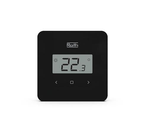 Roth Touchline®SL standard-huonetermostaatti musta