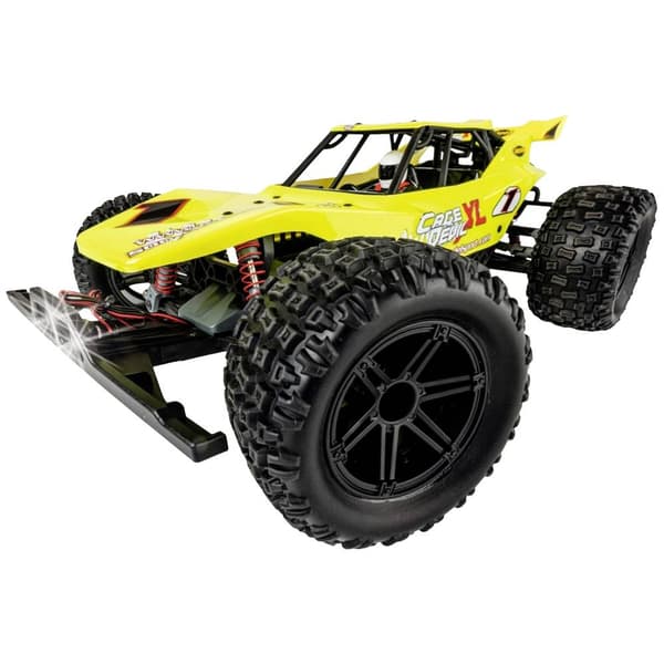 Carson RC Sport Cage Devil XL Gul Borst motor 1:10 RC modellbil Elektrisk Buggy RtR 2,4 GHz