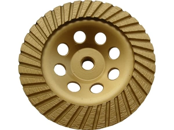 Sølv Sølv DIAMANTSLIPESKJEL 125MM TURBO/Sølv 5mm EX10317