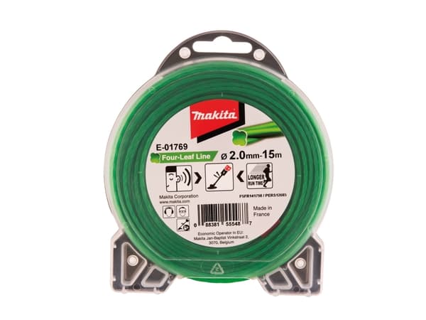 Makita E-01769, Raivaussahan siima, Vihreä, 15 m, 1 kpl, 15000 mm, 2 mm