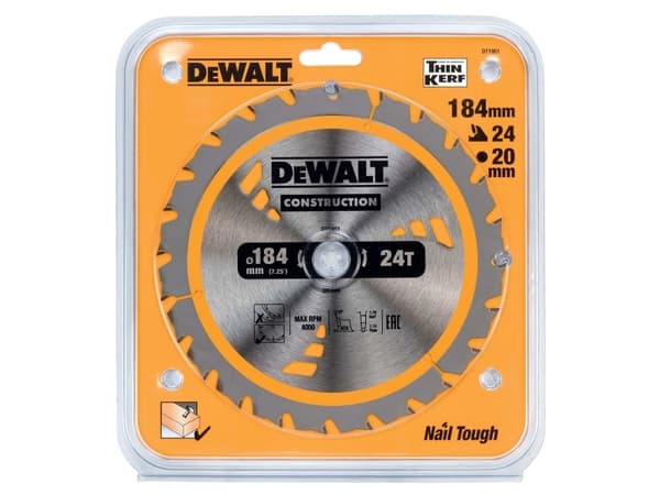 Dewalt cirkelsåg 184x20mmx24z - DT1951-QZ