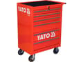 Miniatyrbilde 2 av 2: Yato YT-0913, Stål, Rød, 300 kg, 12,7 cm, 2 hjul, 2 hjul