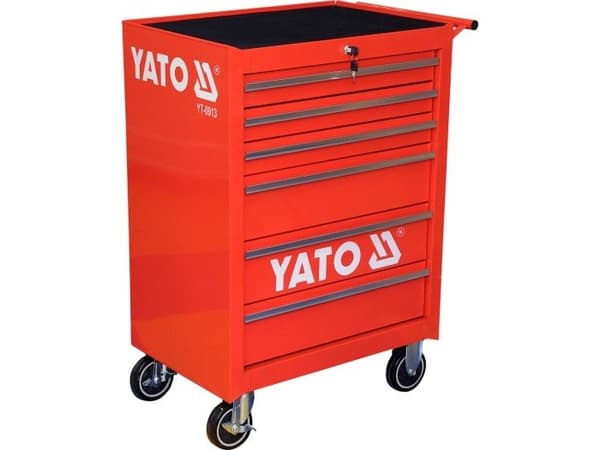 Yato YT-0913, Stål, Rød, 300 kg, 12,7 cm, 2 hjul, 2 hjul