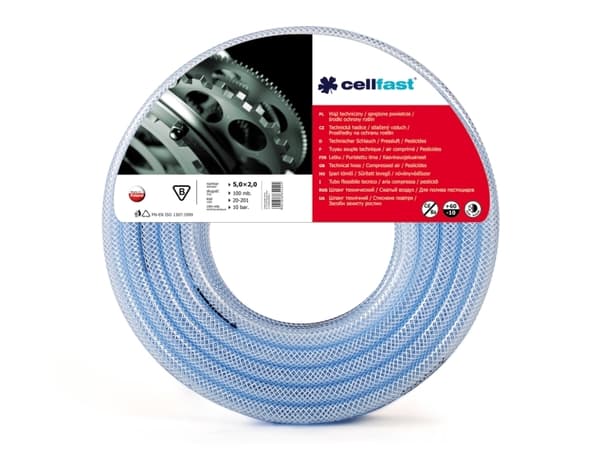 Cellfast Teknisk slang 12,5x2,5mm växtskyddsmedel/tryckluft 50m - 20-205