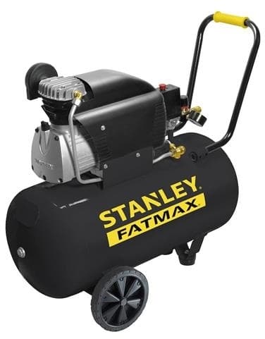 Kolvkompressor Stanley STANLEY OIL COMPRESSOR 50L 2.5KM 10BR FATMAX BLACK NUFCDV4G4STF517