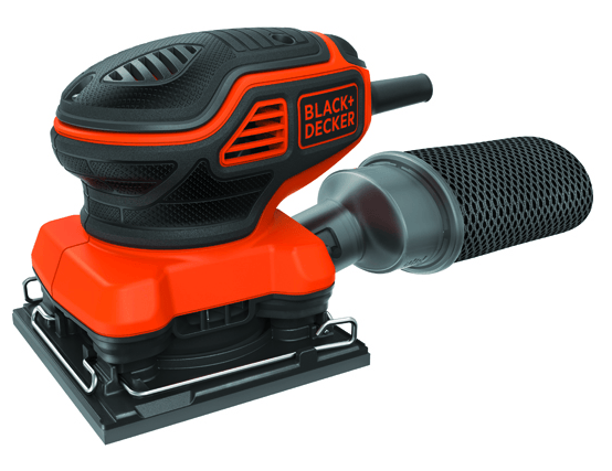 BLACK+DECKER KA450-QS - Eksentersliper - 220 W - 1 hastighet - 1/4 sheet