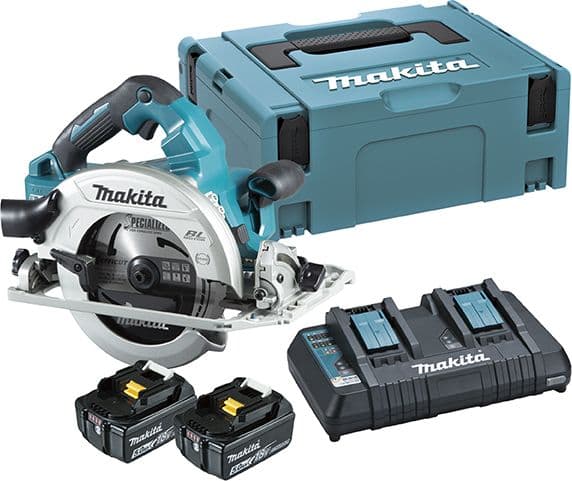 MAKITA cirkelsåg 2X18V 190mm 2x5.0Ah DHS782PT2J