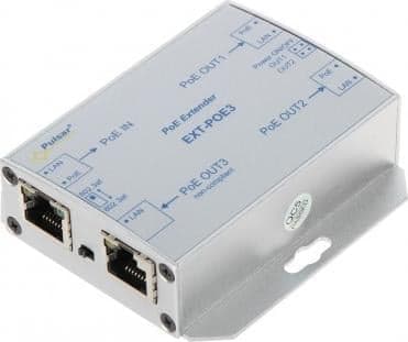 POE EXTENDER FOR 3 IP-KAMERAER Pulsar EXT-POE3