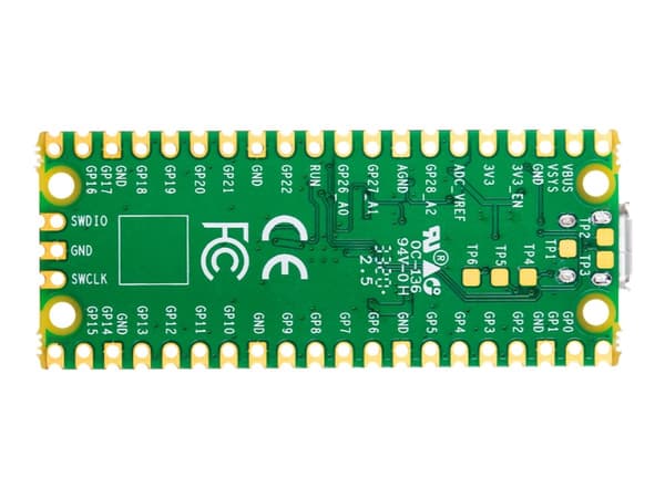 Raspberry Pi Pico - Development board - Raspberry Pi RP2040 / 133 MHz - RAM 264 KB - Blixt 2 MB