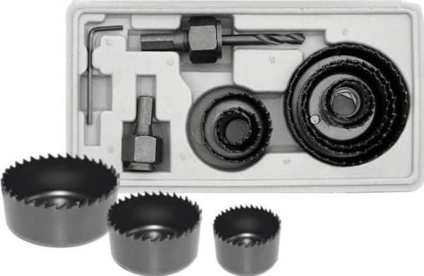 AW-Tools AWTools Hålsågar för trä 18-63mm 11st (AW40508)