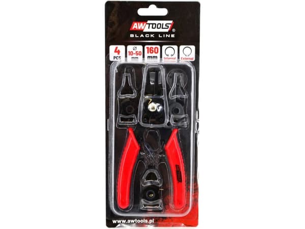 AWTools AWTOOLS SEGERA PLIERS 160mm WITH INTERCHANGEABLE BITS 4pcs. AW16600