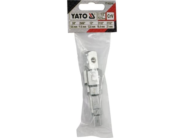 Yato-nøkkel 1/2" for å fungere med skralle YT-03315 (YT-03316)