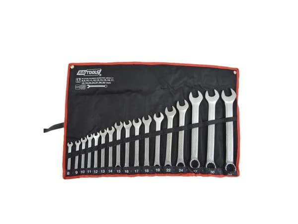 AWTools kombinasjonsnøkler 8-32mm 17stk (AW40117)