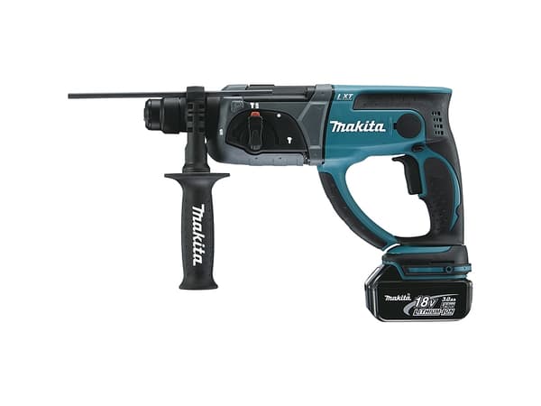 MAKITA HAMMERBOR MED SMIMULIGHET 18V 1,9J 2x3,0Ah DHR202RFJ