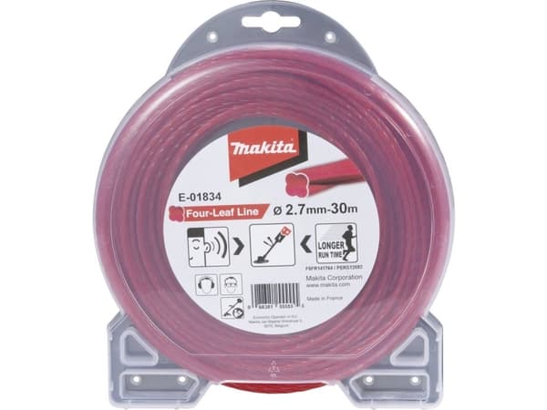Makita E-01834, Hekketrimmersnor, Rød, 30 m, 1 stykker