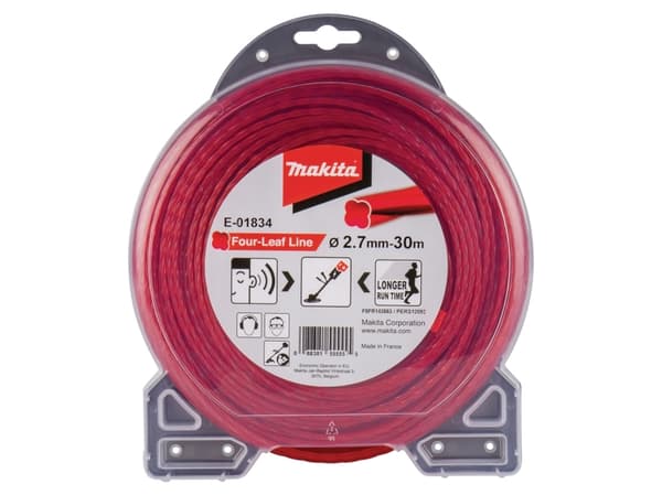 Makita E-01834, Borstkuttertråd, röd, 30 m, 1 st