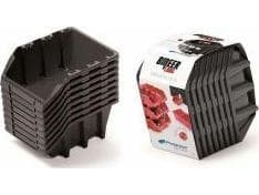 CUVETS 6 BINEER LONG 8PERSON BLACK 190x77x120mm