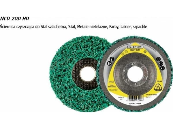 Klingspor KLINGSPOR RÄTTNINGSBLAND 125mm NCD 200 HD K358004
