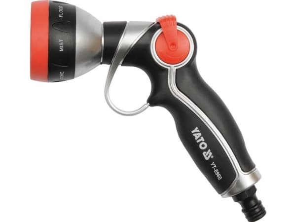 Yato YT-8960, Multifunksjonell sprinkler, Sort, Oransje, Sølv