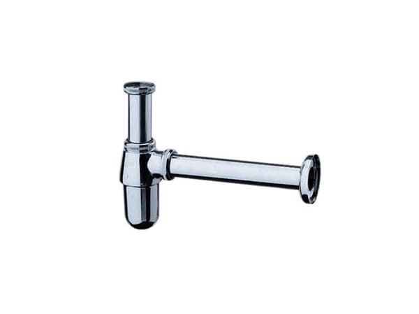 HansGrohe forkromet pungvandlås 32 mm x 1 1/4" inklusiv afgangsrør samt roset