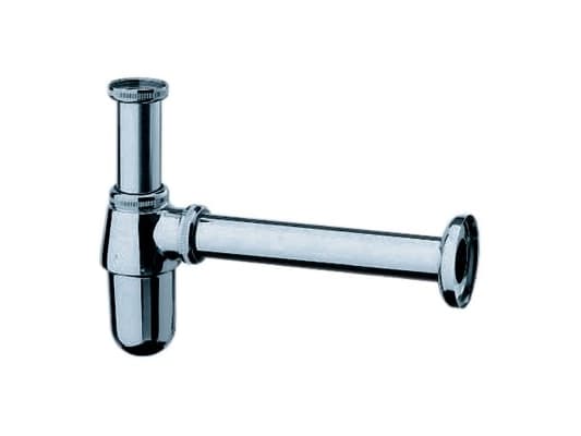 HansGrohe forkromet pungvandlås 32 mm x 1 1/4" inklusiv afgangsrør samt roset