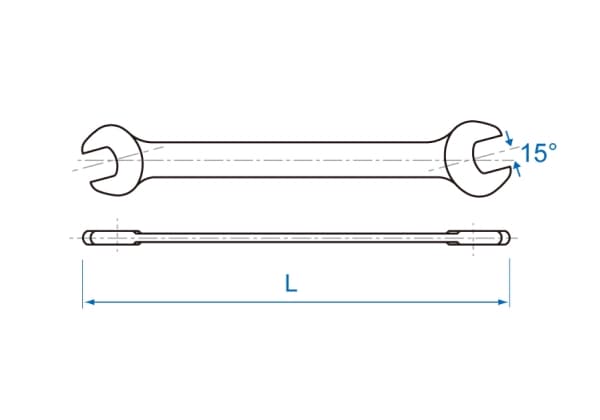 King Tony 19001819, 18x19 mm, 221 mm, 178 g